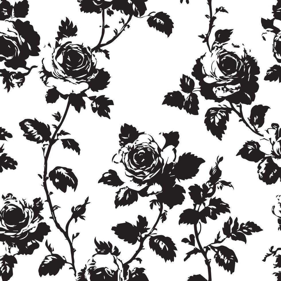 Elegant Damask Floral Ornament vector