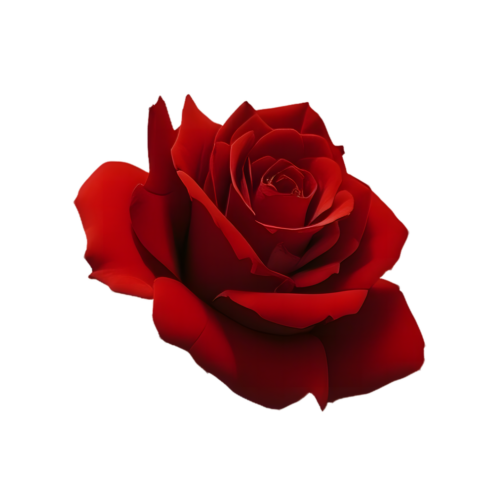A elegance red rose png