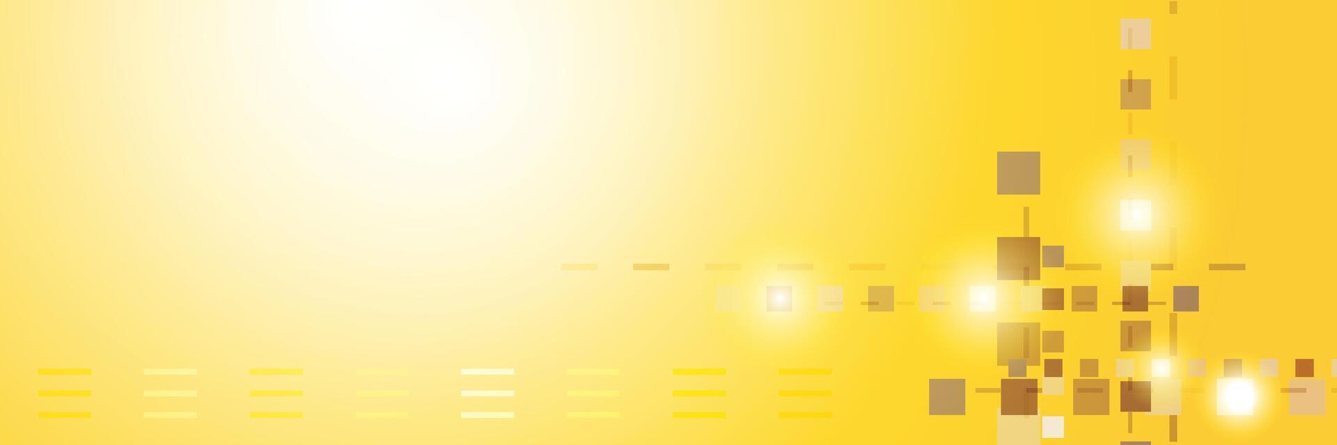 Abstract geometric yellow and white color background, modern design stripes background with rectangle pattern illustration vector