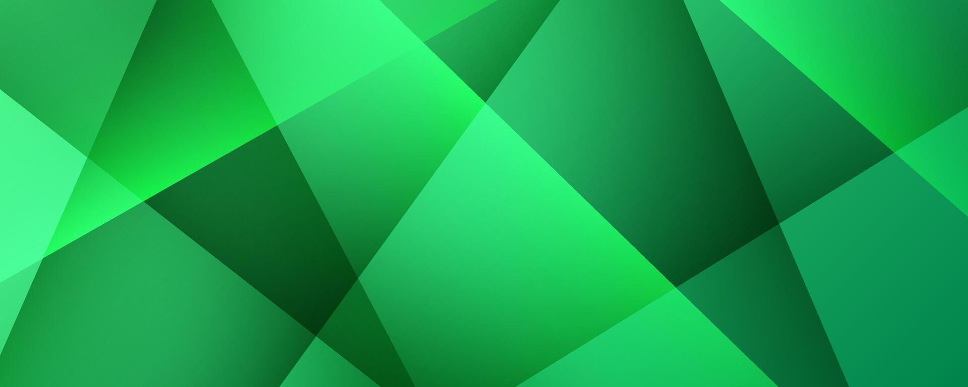 3D green geometric abstract background overlap layer on bright space with polygon effect decoration. Modern graphic design element cutout style concept for web banner, flyer, card, or brochure cover vector