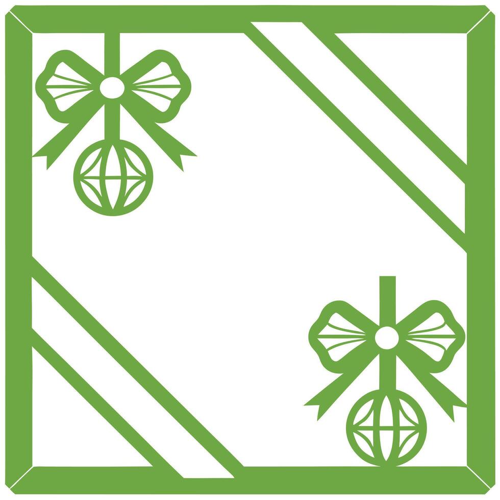 Decorative Ribbon Bow Illustration - Elegant and Artistic Design vector