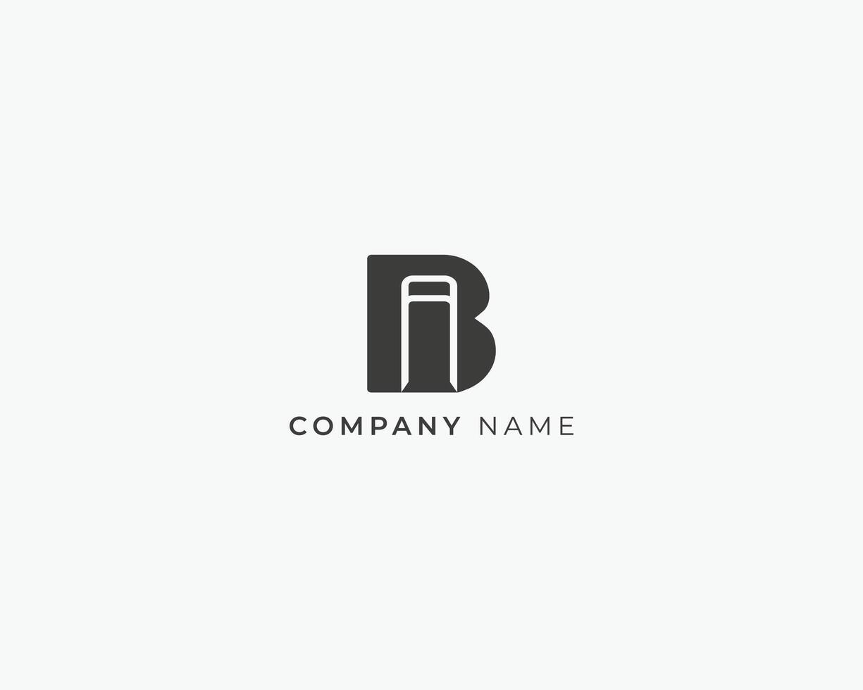 IB or BI Letter Logo Deisgn vector