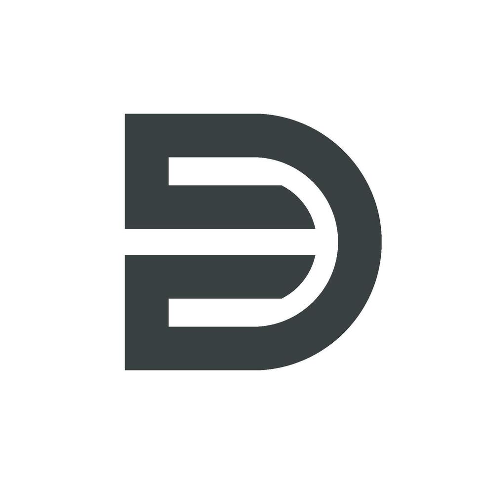 Initial Letter D Logo Template Illustration Design. EPS 10. vector