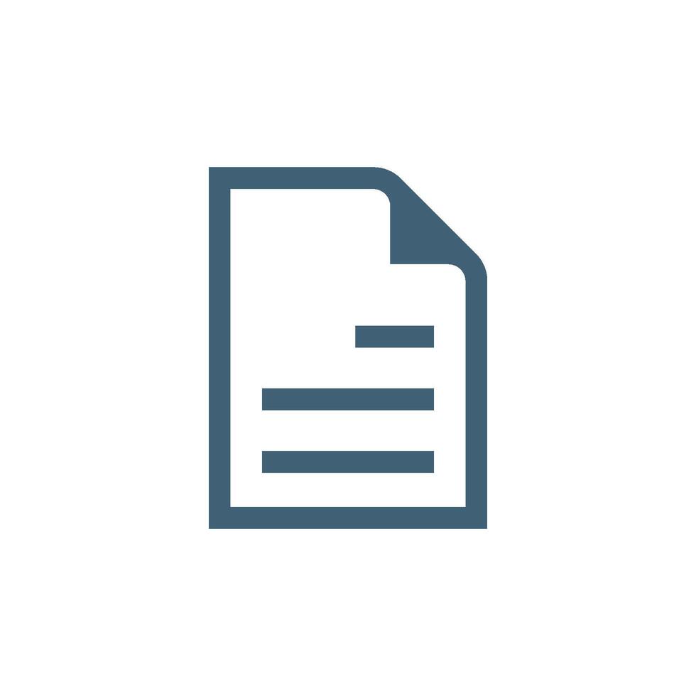 Curriculum Vitae Paper Icon Logo Template Illustration Design vector