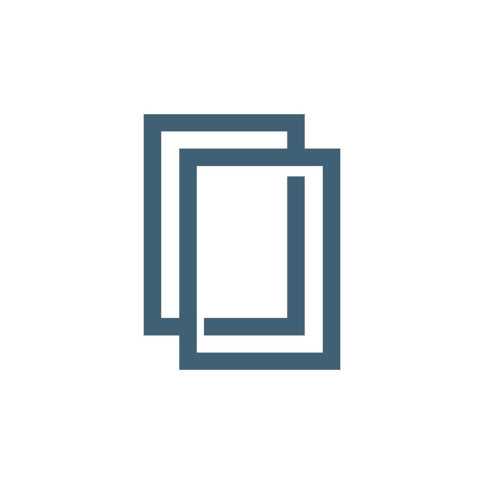 Paper Document Logo Template Illustration Design vector