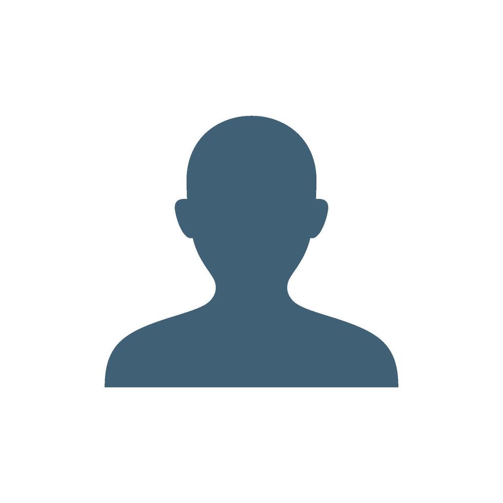 Avatar Profile Human Figure Icon Logo Template Illustration Design vector