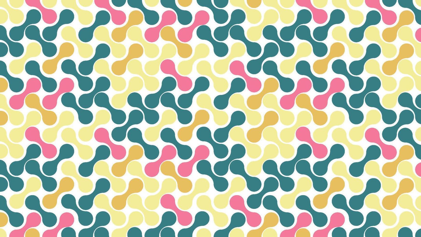 Abstract background geometric seamless pattern metaball shap vector