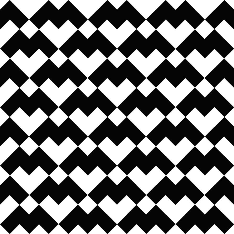 Diagonal random black and white geometrical pattern background design - repeating abstract repetitive graphic vector