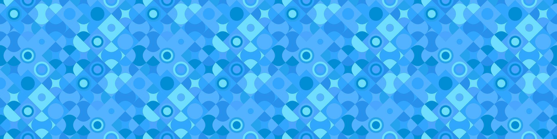 Seamless multicolored abstract geometric pattern background design vector