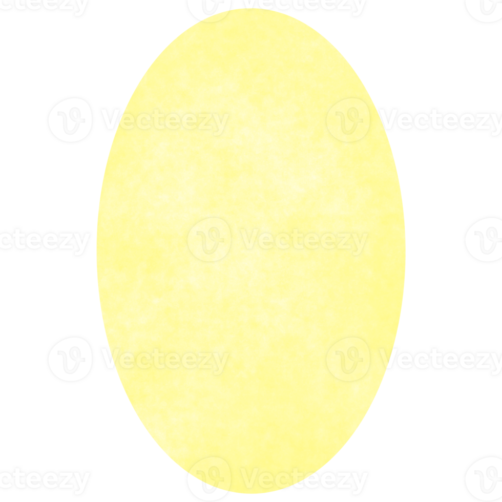 A light yellow oval with a watercolor texture on paper. png