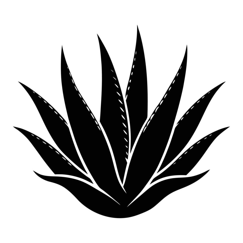 aloe Vera plant icon. vector