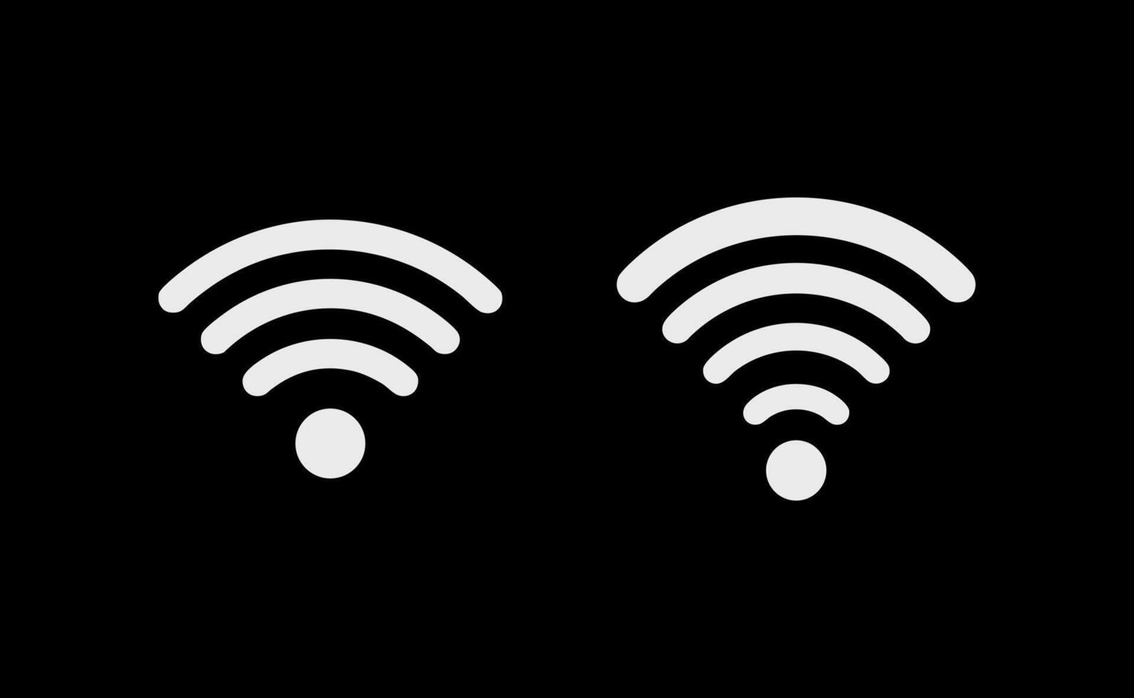 Basic Wifi Signal Icon vector
