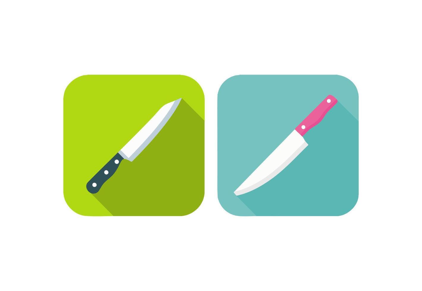 Minimal Knife Cooking Icon vector