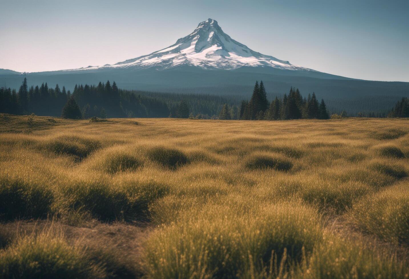 hill clear vista blue forest mount cascade green beauty usa beautiful hiking oregon hood photo