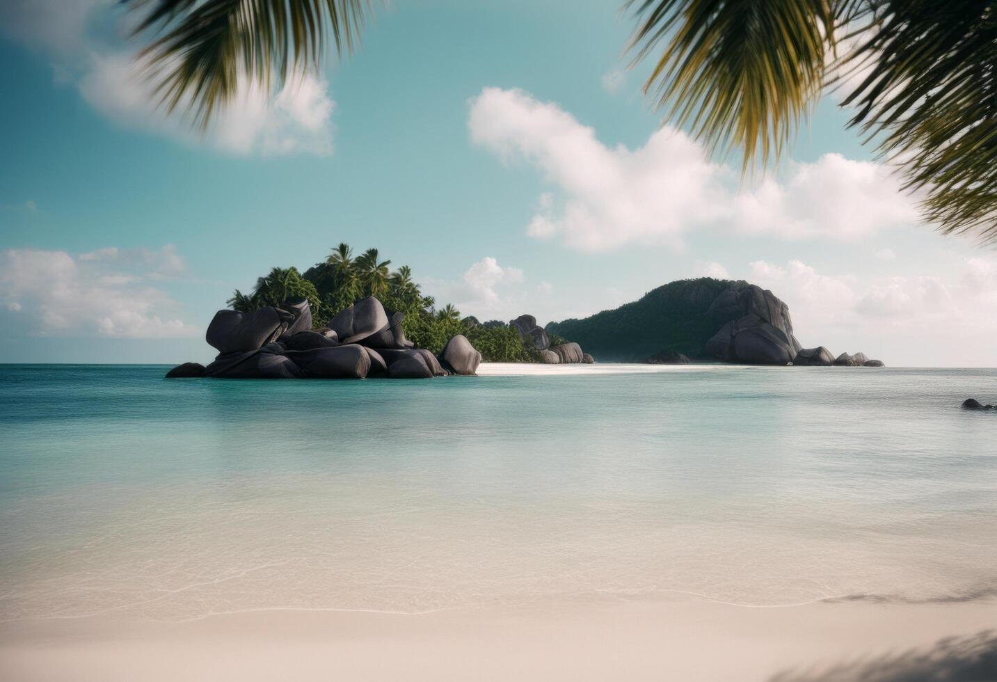 summer travel holidays seychelles holiday paradise lands tropical resort beach ocean scenic photo