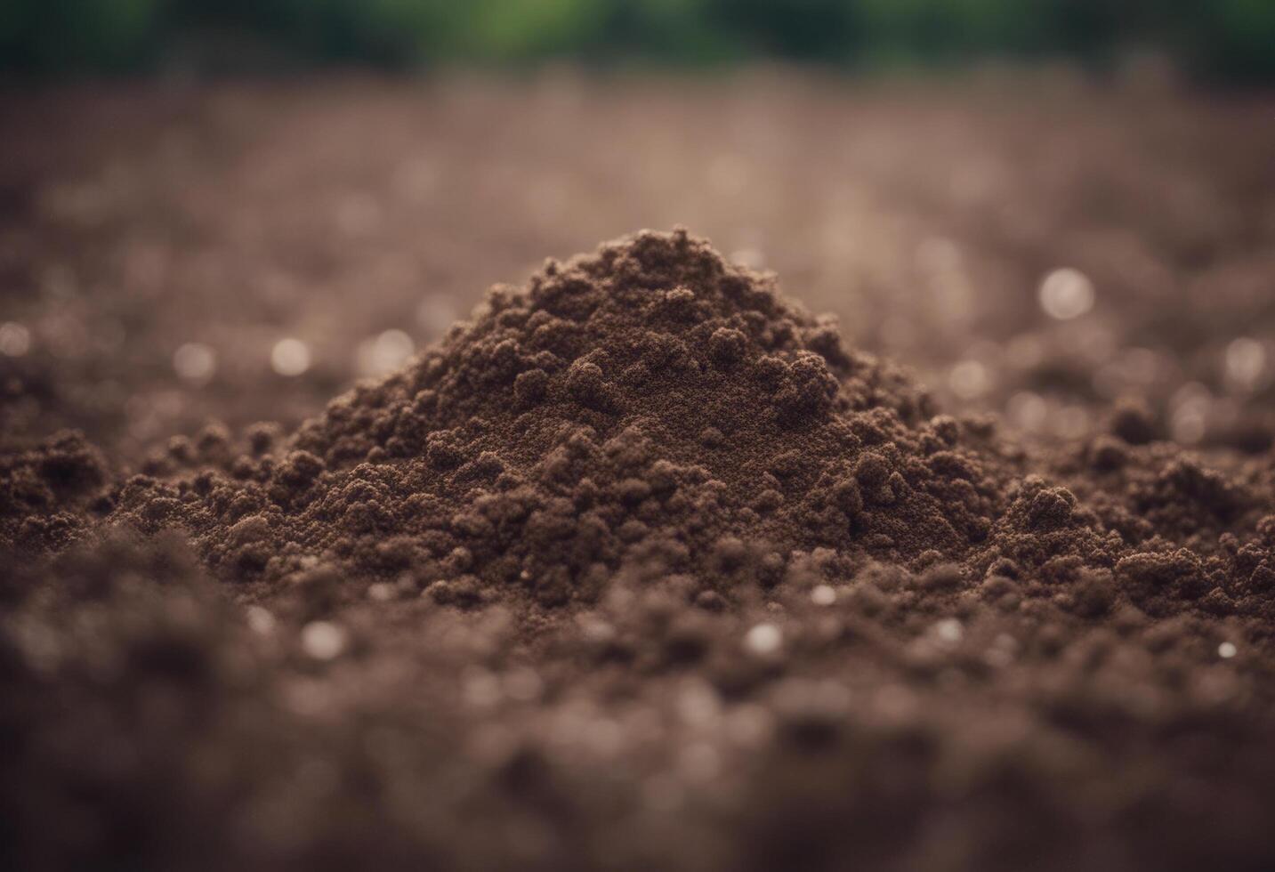 agriculture ground closeup textured fertility background dirtied soil fertilized fertile generative nutrient ai photo