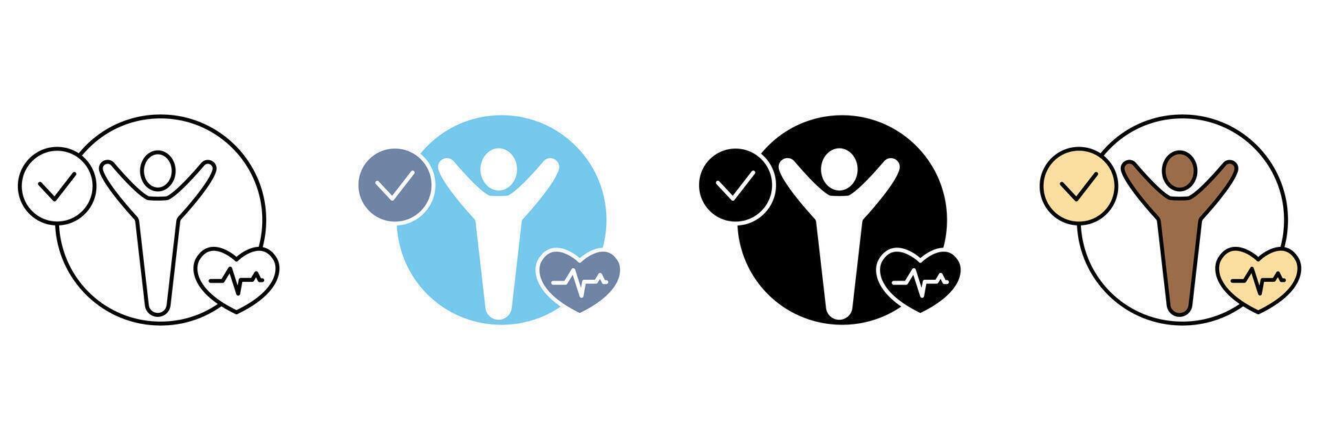 Human Body concept line icon. Simple element illustration. vector