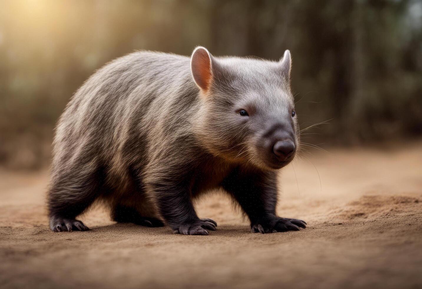 graphic format generative overlay design digital animal clear background invisible channel alpha image bdesign transparency graphicdesign b wombat masterpiece elements art ai wildlife photo