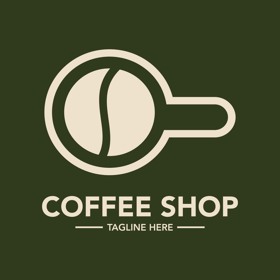 Coffee mug logo design template illustration symbol vector