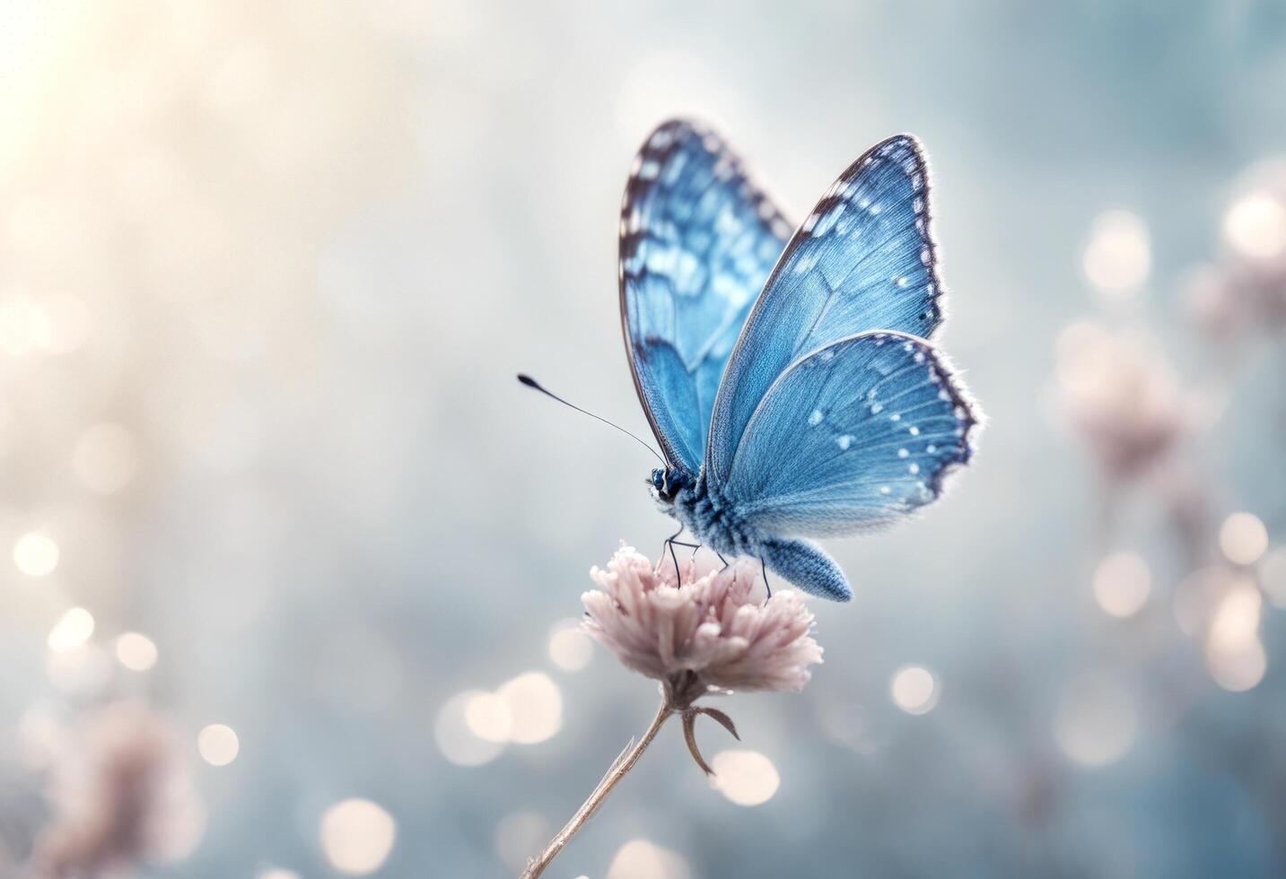 white beautiful butterfly blue colours olated insect background wings morpho wing photo