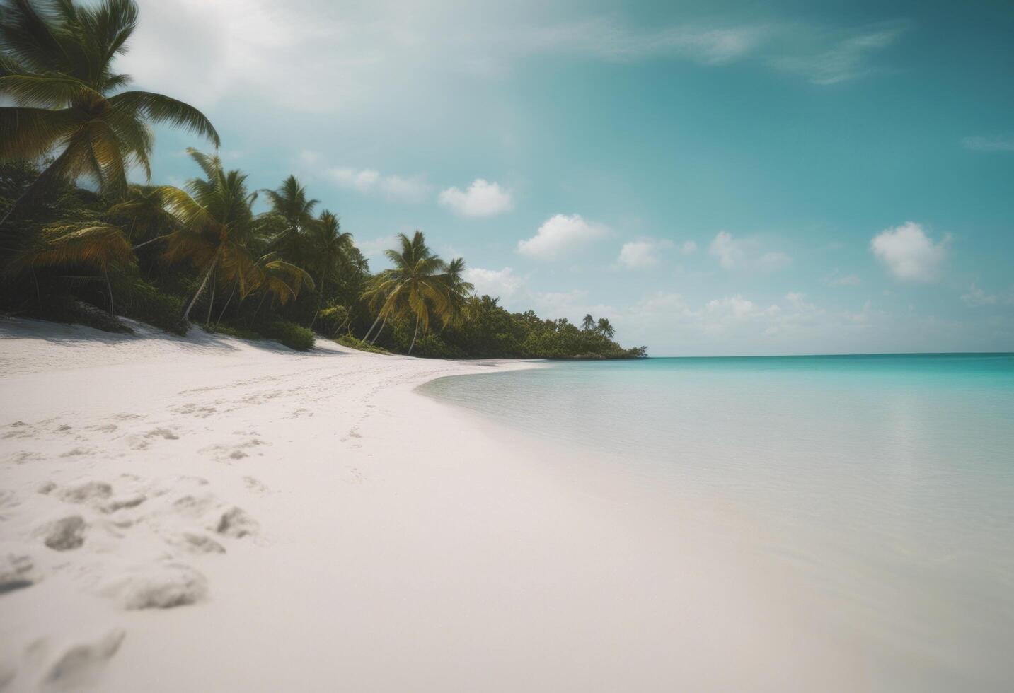 island white sea turquoise caribbean tropical paradise sand jamaica landscape palms coco ocean beach land photo