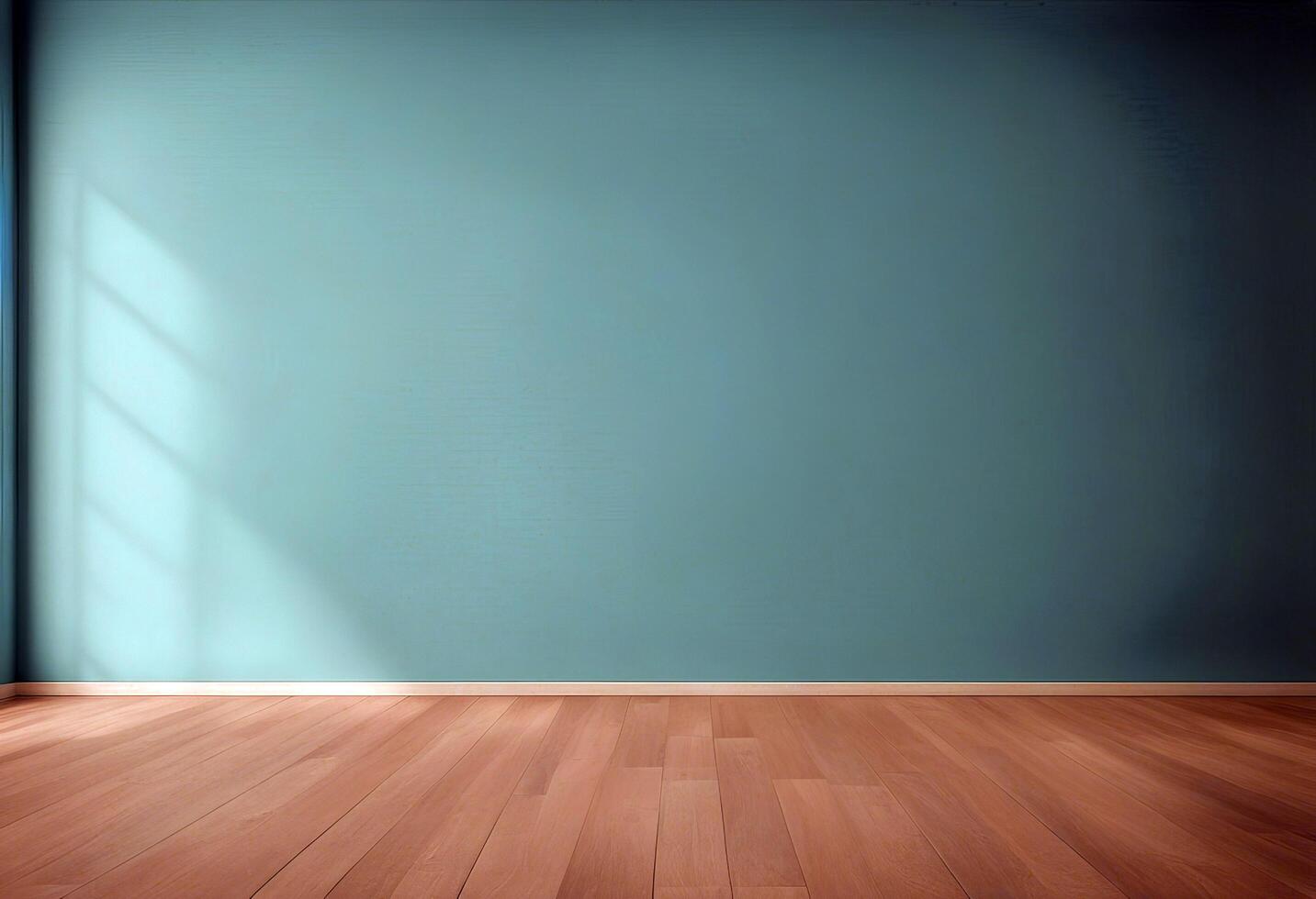 background blue wall room interior Empty design floor light white beige indoor minimal blank modern decor table apartment chair furniture neutral window copy photo