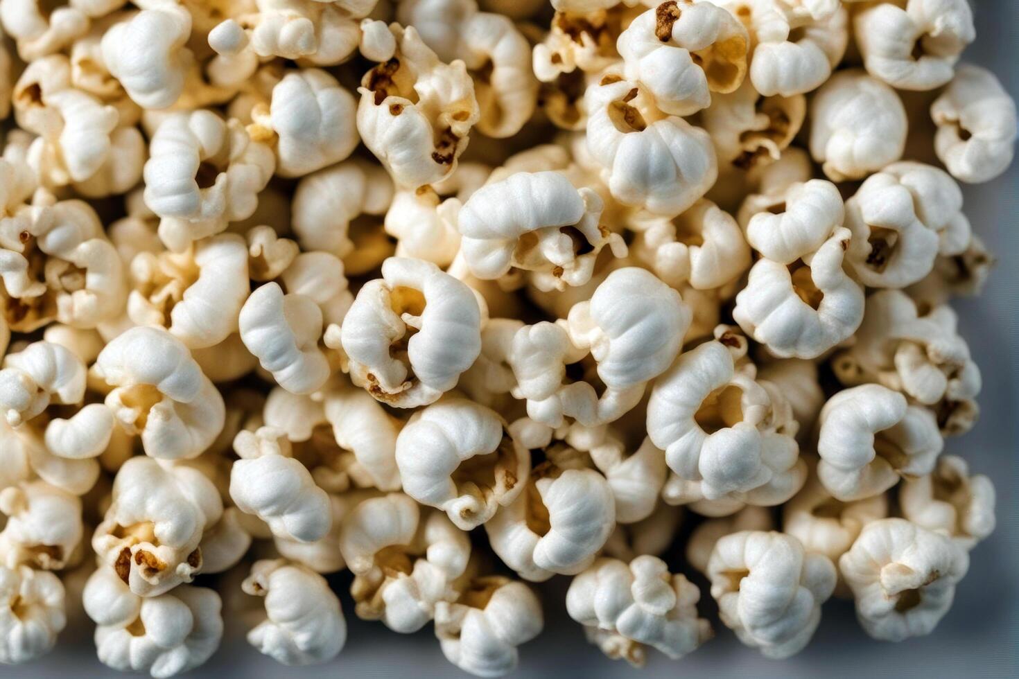 collection popcorn Rich white background photo