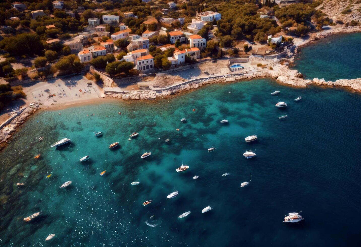 drone famous crystal island Saronic gulf photo Attica Aegina Aerial waters Greece clear Background Water Sky Beach Summer Travel Nature Landscape Clouds Girl Sea Color Ocean Vacation