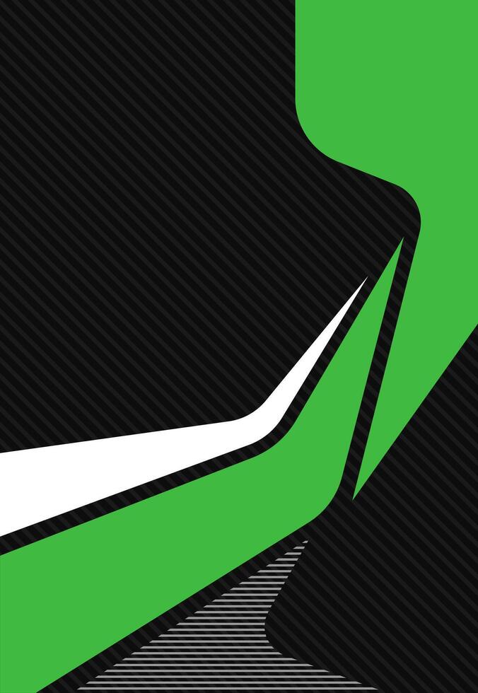 Green and black simple jersey sport background vector