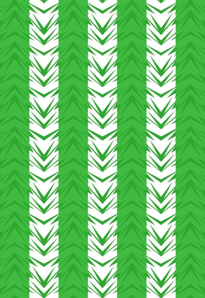 Jersey sport stripes pattern background green and white vector