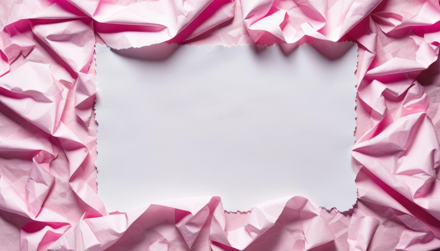 white crumpled text et paper pink board crumpled paper paper torn background torn white bright background paper card decorative photo