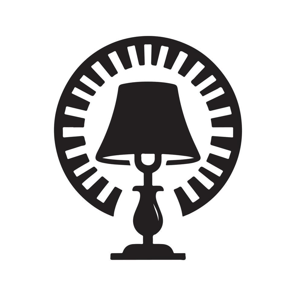 City Lamp Post Silhouette Image vector