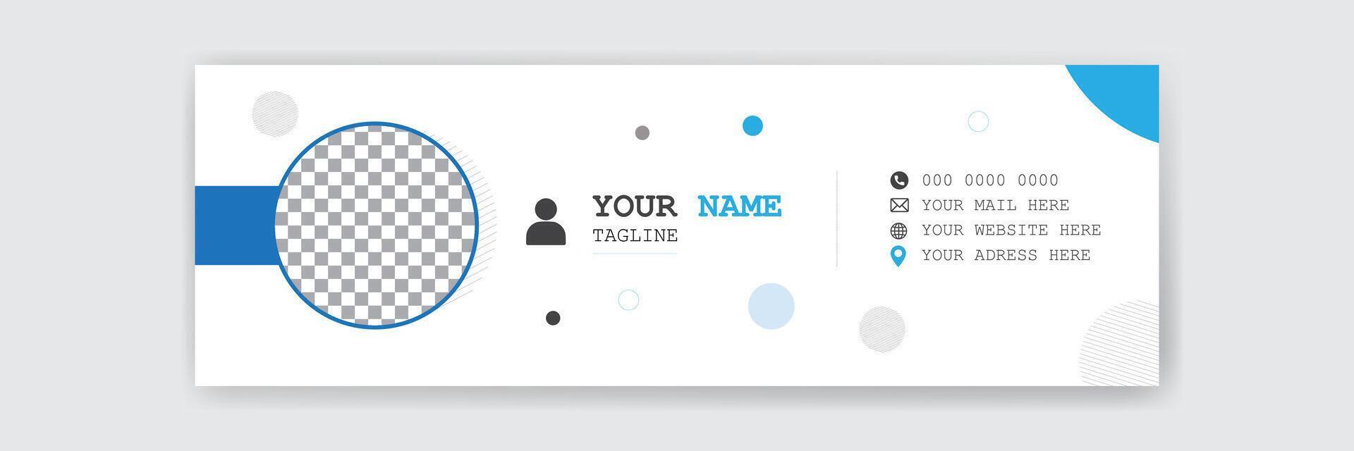 Luxury Minimalist Email Signature for Professionals vector