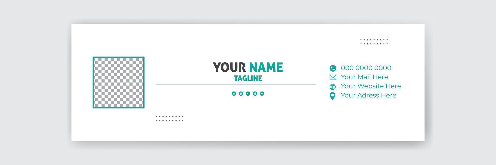 Professional Email Signature for a Luxury Brand vector