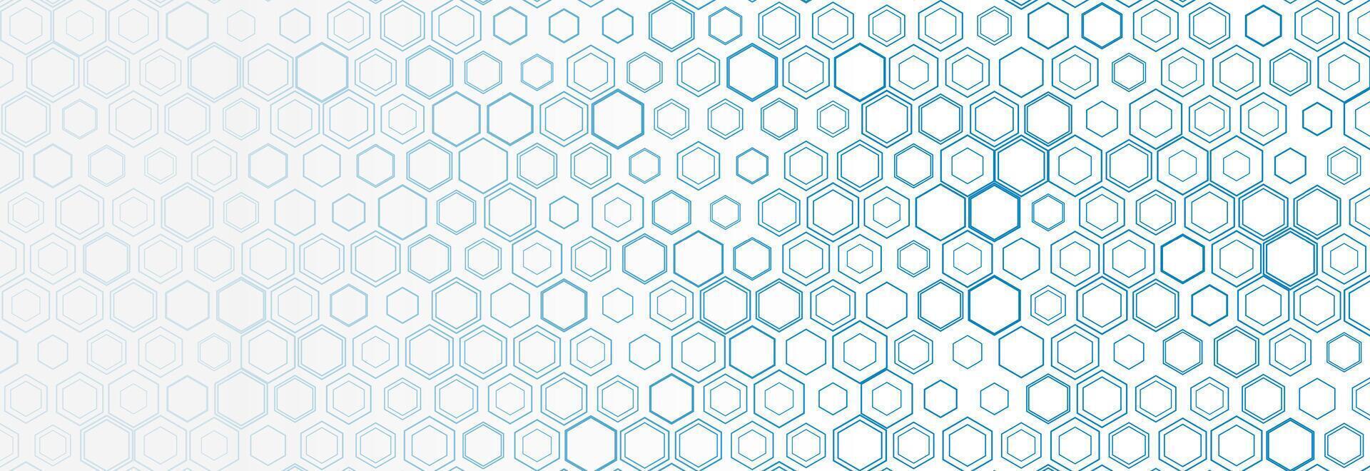 Geometric minimal background with abstract linear hexagons grid vector