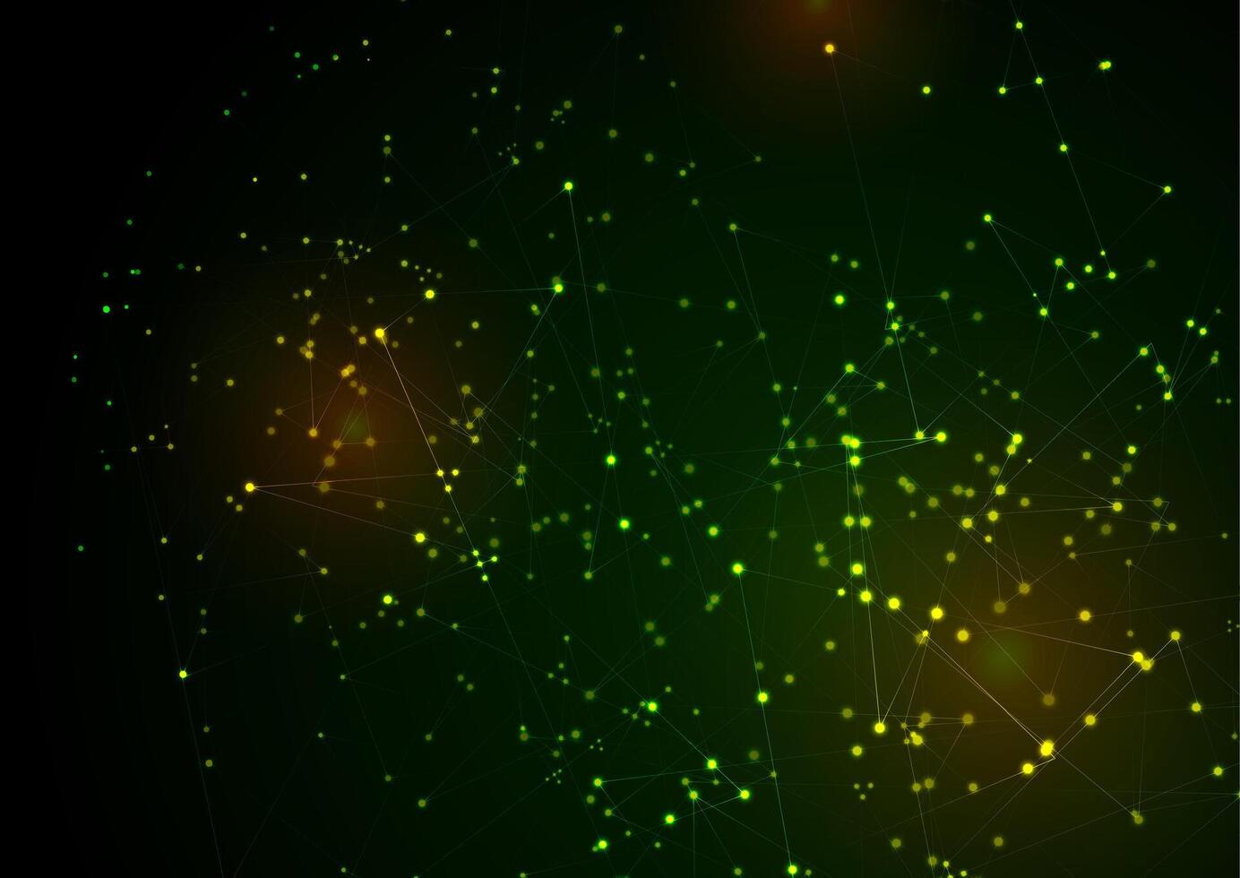 Abstract futuristic low poly neon background vector