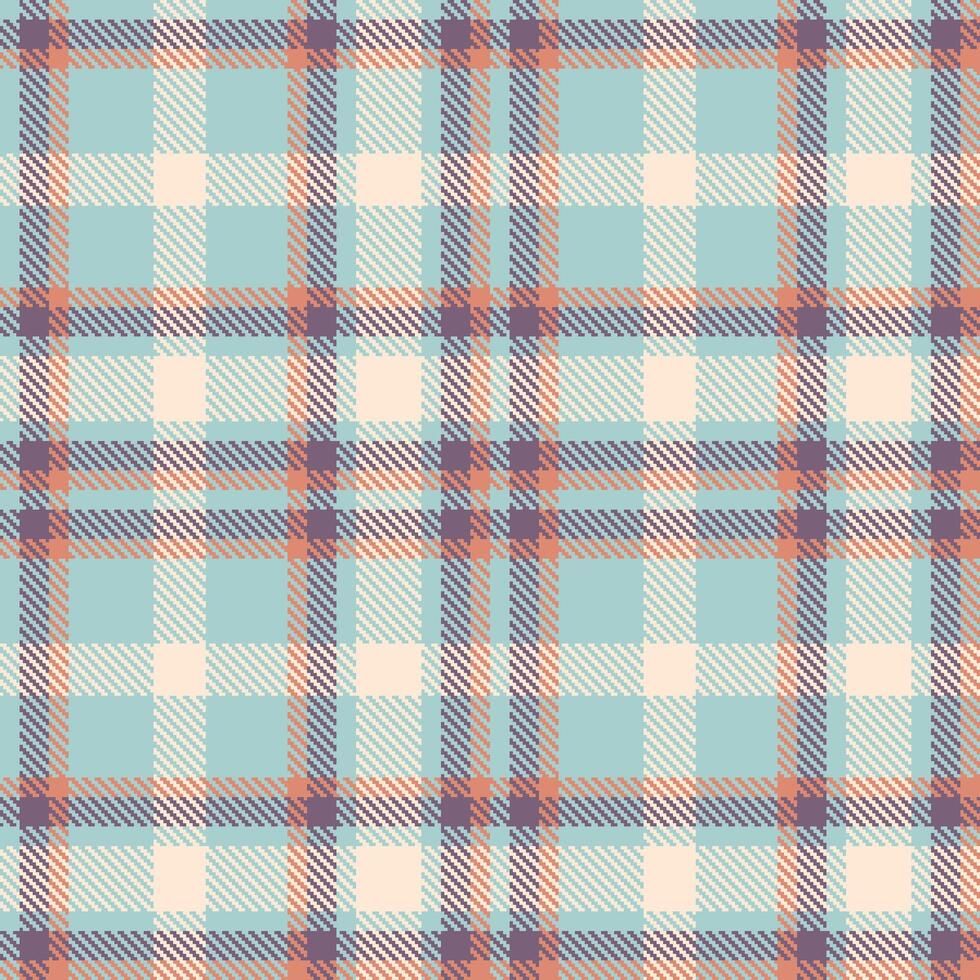 Retro Seamless Tartan in Vivid Silver tones Textile Design vector