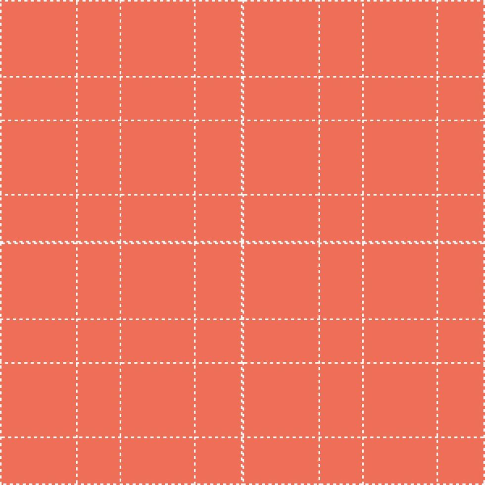 Soft Pale Grey and Pastel Salmon Seamless Tartan Textile Design vector