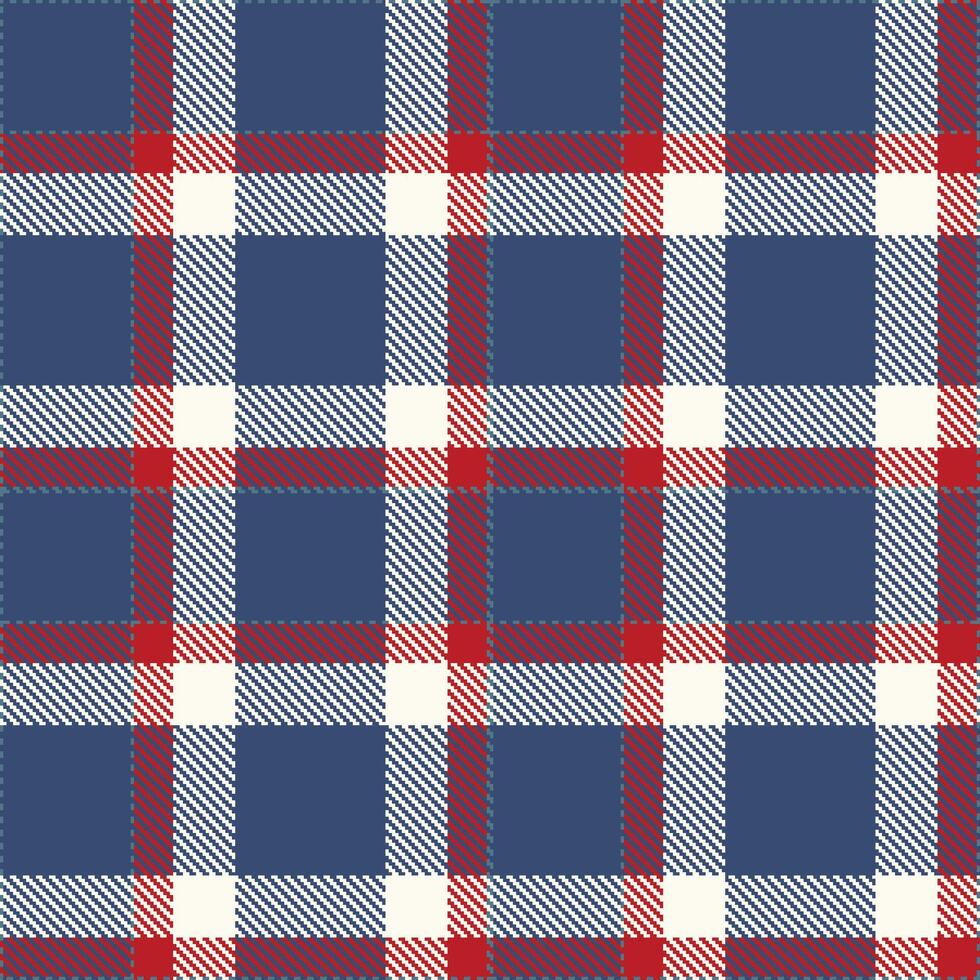 Iridescent Blue Grey and Deep Dusk Seamless Tartan Textile Design vector