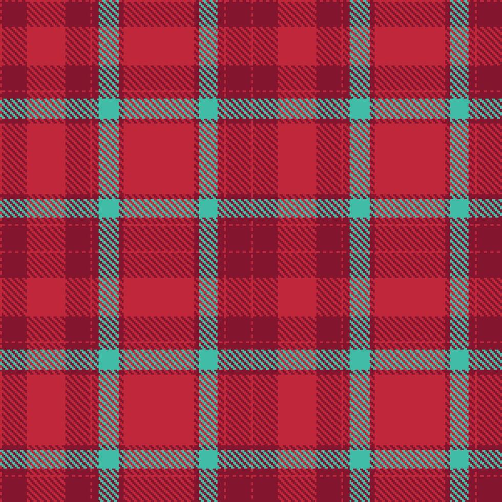 Retro Seamless Tartan in Metallic Bordeaux tones Textile Design vector
