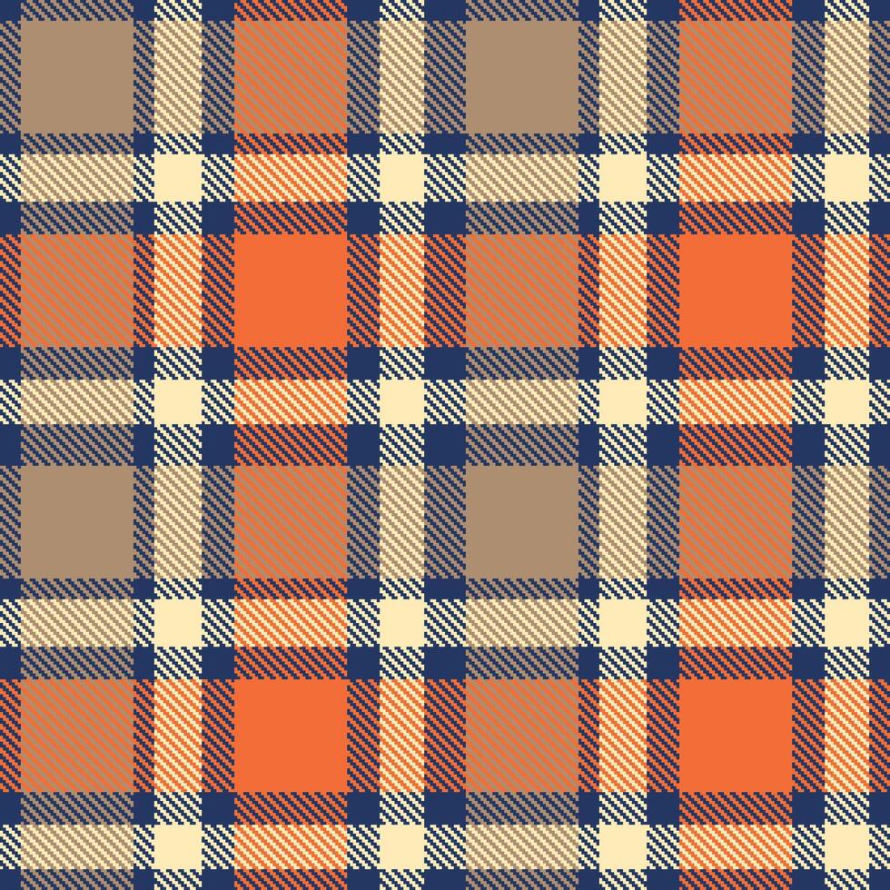 Retro Light Marine Blue Seamless Tartan Textile Design vector