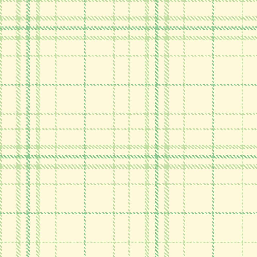 Retro Iridescent Off White Seamless Tartan Textile Design vector