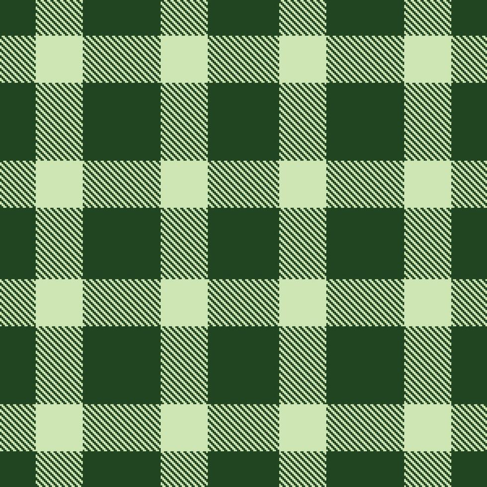 Iridescent Pine Green and Deep Light Grey Green Seamless Tartan Textile Design vector