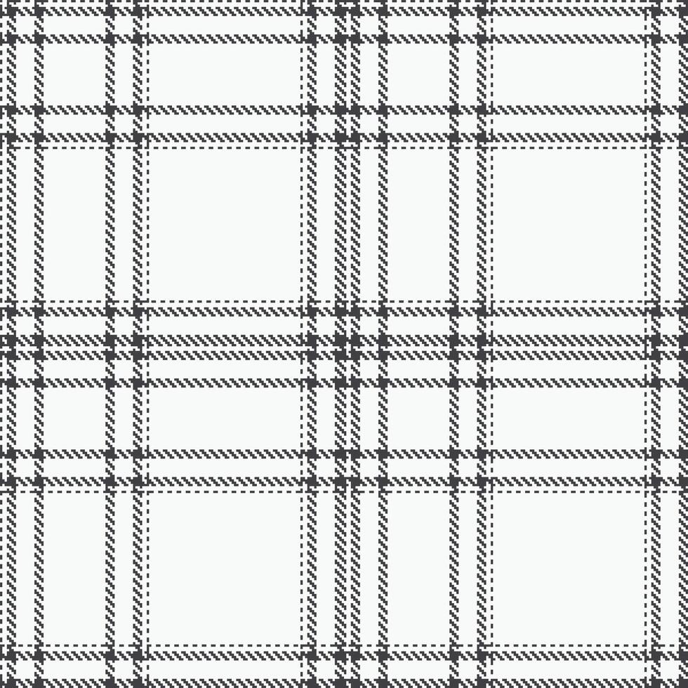 Metallic Charcoal Grey Seamless Tartan with Iridescent Pale Grey accents Textile Design vector