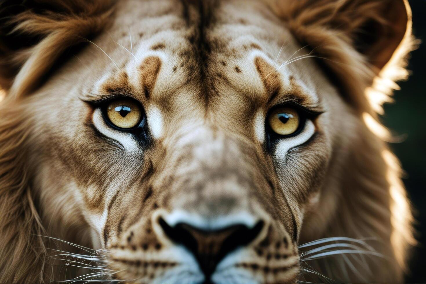 eyes Lion felino african noble hunter cat wild portrait wildlife fur africa beautiful nature eye leader zoo king big jaw closeup mane jungle face photo