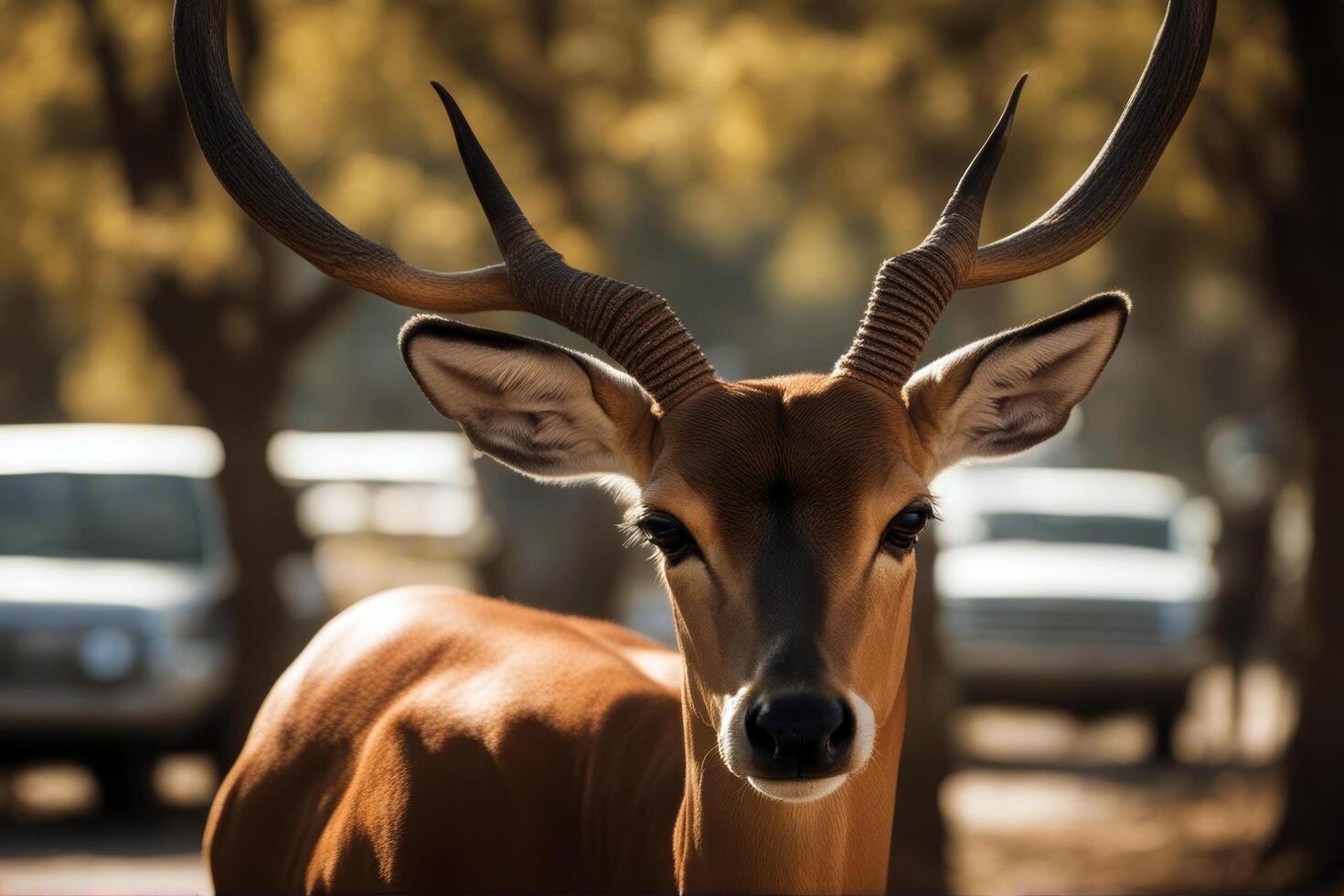 isolated impala male antelope nature brown herbivore wildlife background white gazelle game horn africa african beauty photo