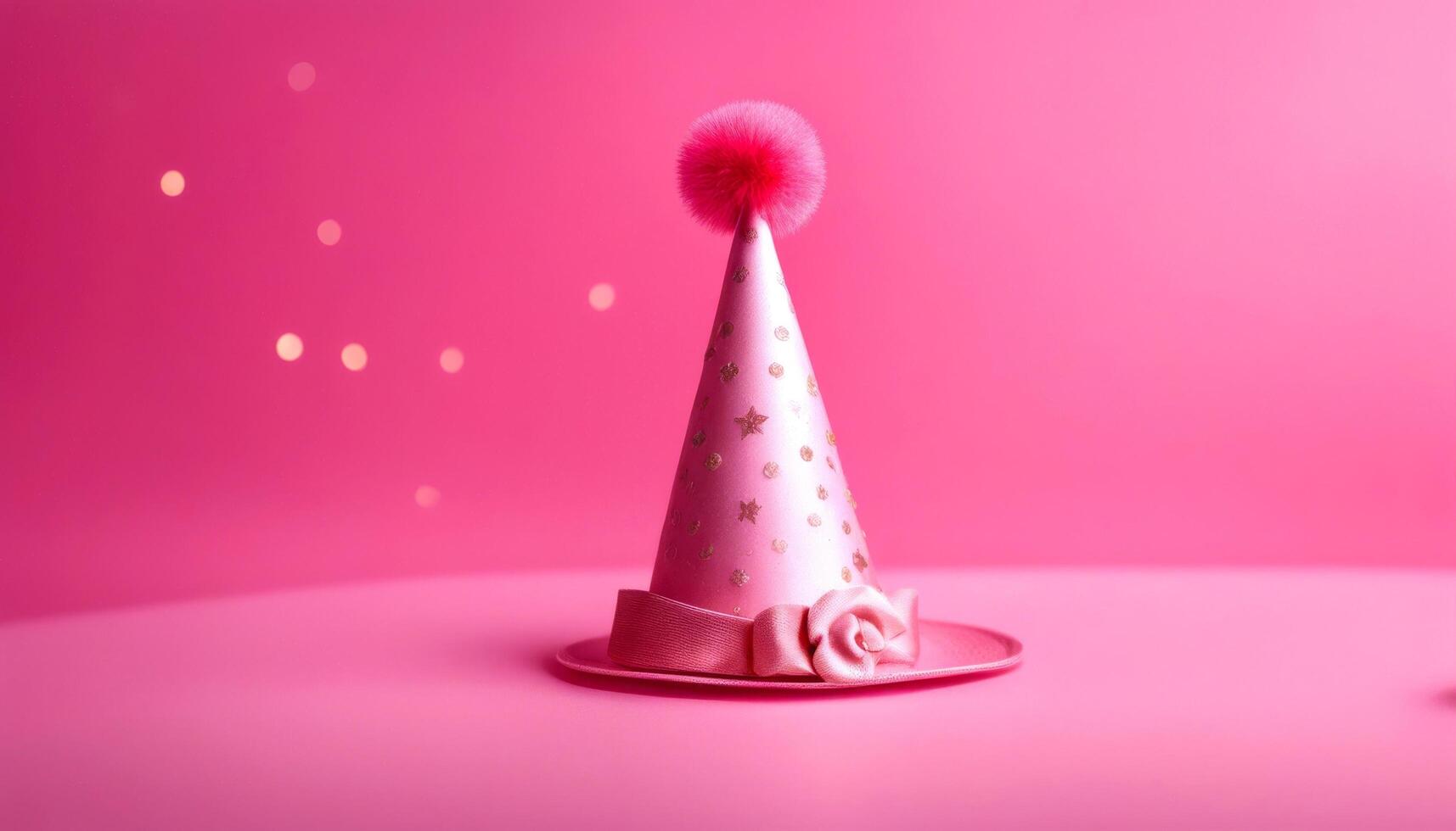 background birthday pink hat anniversary festive surprise occasion accessory vibrant simple party pastel photo