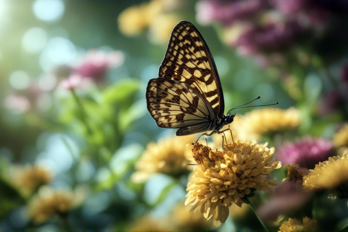 Schmetterling macro pretty brilliancy posh spring butterfly beauty wilderness insect decoration meadow adornment generous herb flower daisy elegance photo