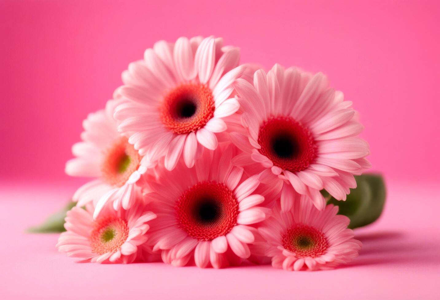 valentine woman background gerberas flower fresh composition pattern paper fragrant spring mother gerbera banner pink birthday panorama ader photo