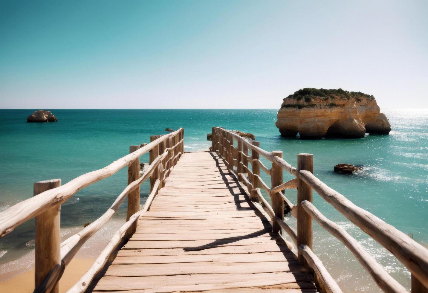view Camilo Algarve sea Beach beach Wooden Algarve Wonderful do Beach Praia Camilo footbridge Camilo background turquoise Praia Portugal Lagos do Camilo Portugal photo